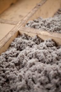 Cellulose insulation in floors